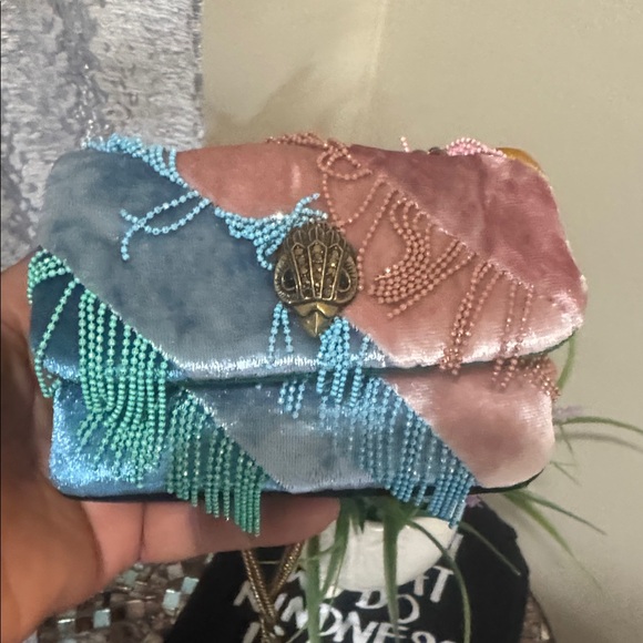 Kurt Geiger London Nano Kensington Fringe Convertible Crossbody Bag - Picture 17 of 17